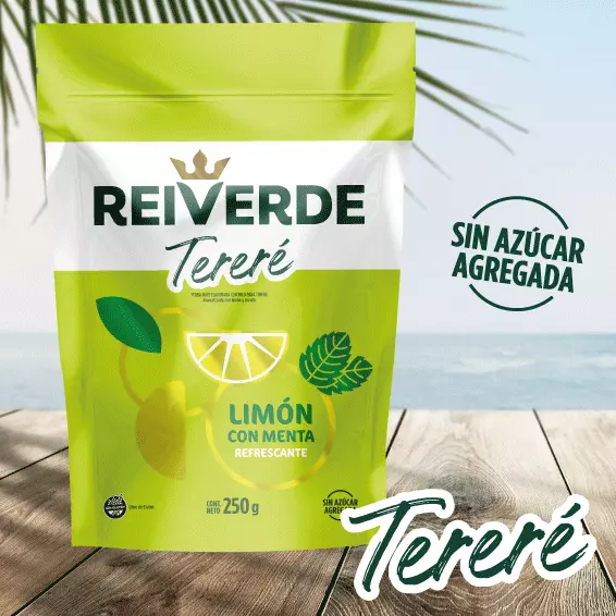 NUEVO Tereré Saborizado! SABOR LIMÓN - Sin Azúcar - 250 Gr