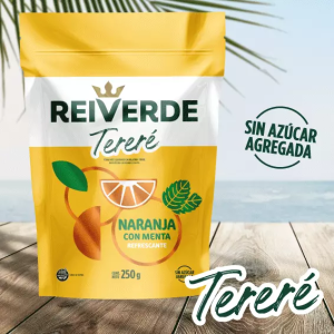 NUEVO Tereré Saborizado! SABOR NARANJA - Sin Azúcar - 250 Gr